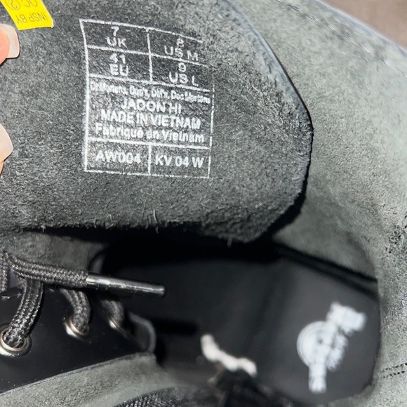 Dr Marten's Jadon Platform Leather Combat Boots Size 9 Ladies 8 Men  $248 - Picture 12 of 13